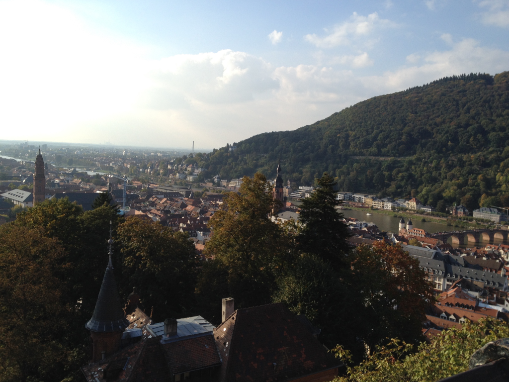 View from Heidelberg Castle.