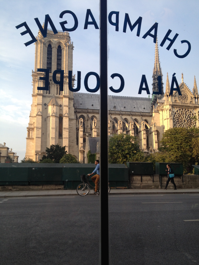 View of Notre Dame from the Café Panis, Paris