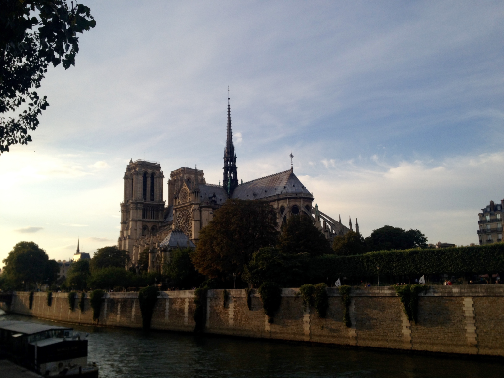 View of Notre Dame from the Pont de l'Archevêché, Paris.