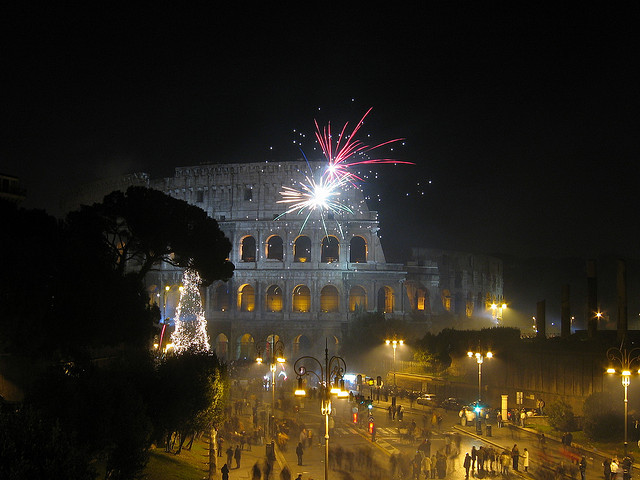 New Year's Eve in Rome. Taken by neigesdantan via Flickr.