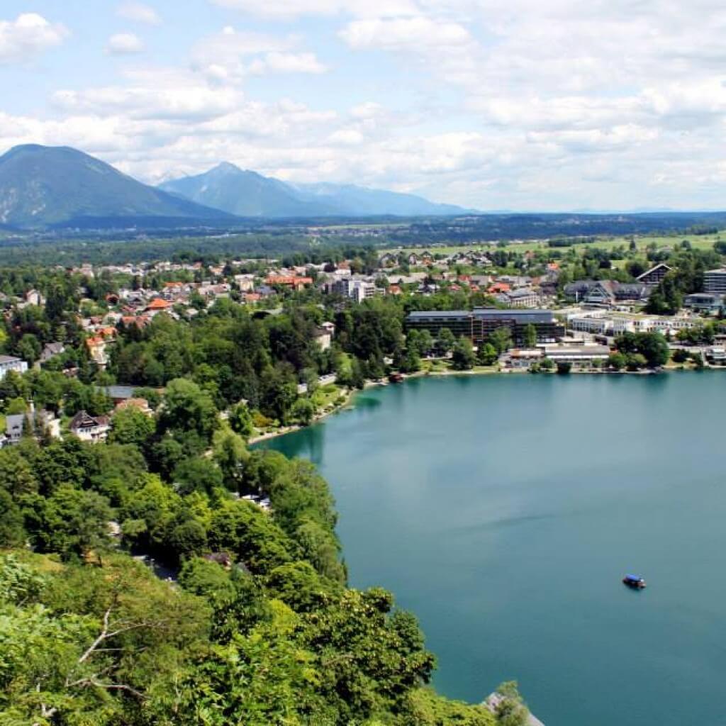 View from Bled Castle. Taken by Kirstie.