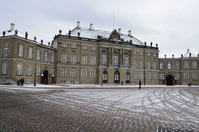Amalienborg Palace. Taken by Robert Cutts via Flickr.
