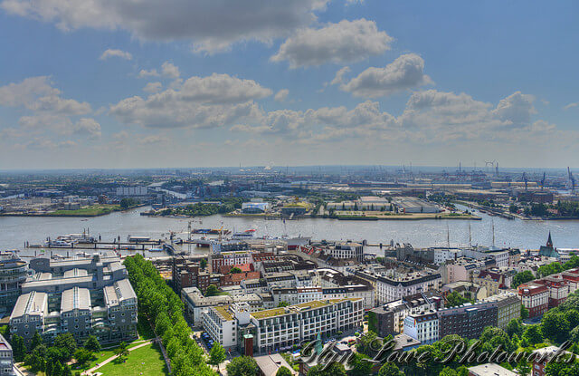Bird's Eye View Portuguese Quarter, Hamburg. Taken by Glyn Lowe via Flickr.