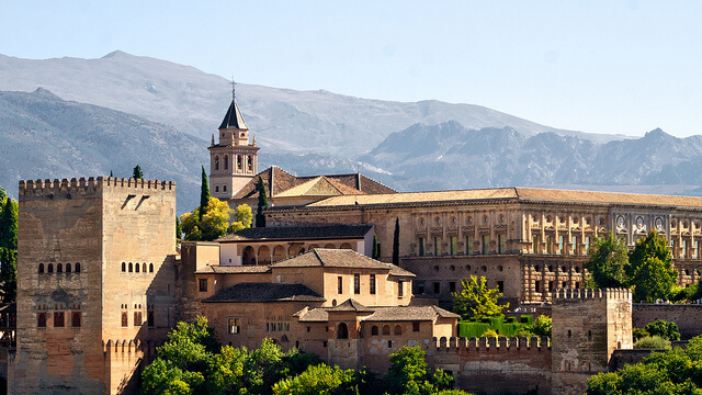 Exterior of the Alhambra. Taken by Tony Bowden via Flickr.