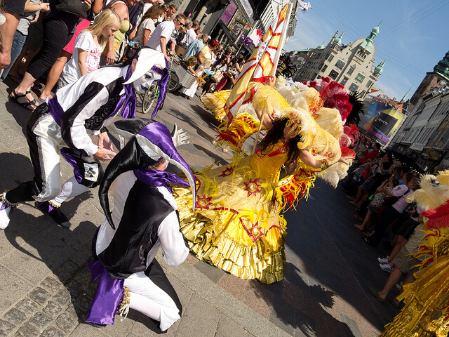 Carnival on Strøget. Taken by Stig Nygaard via Flickr.