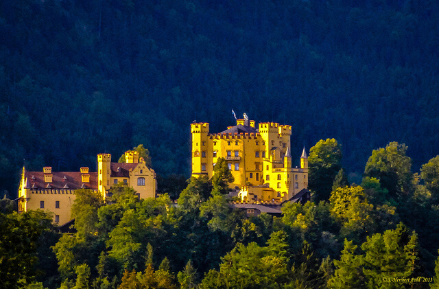 Hohenschwangau Castle. Taken by Polybert49 via Flickr.