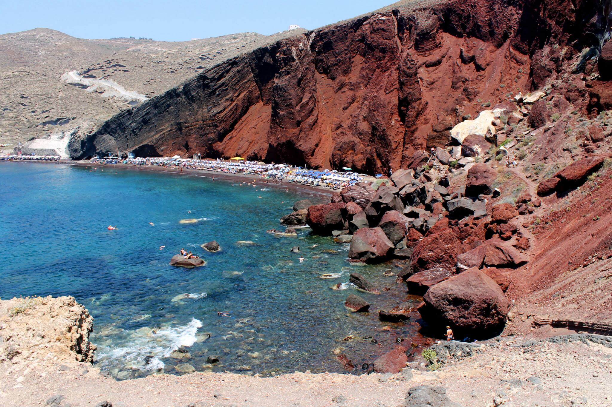Er deprimeret Ved navn Forholdsvis Black and Red Sand Beaches in Santorini | Traveling Europe